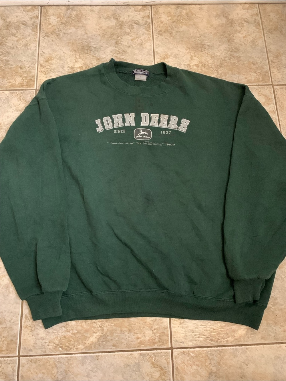 Vintage John Deere Crewneck Sweatshirt Xl 1990s